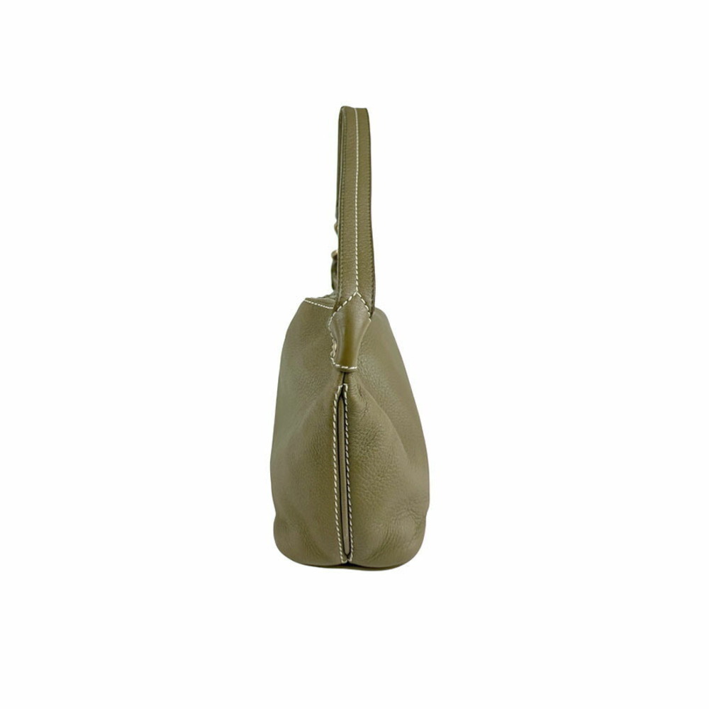 Celine Khaki Green Leather Handbag - Picture 2 of 4